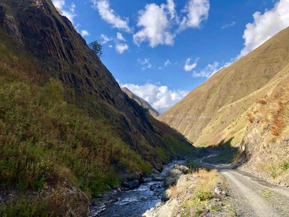 Hiking in Kazbegi