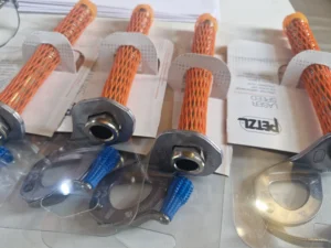 Ice screws for Mt. Kazbek
